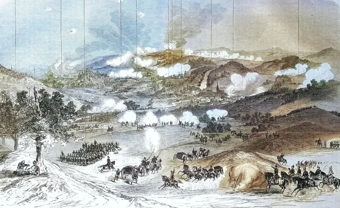 Framed Print : Die Schlacht bei Woerth, illustrated war history, German, French war 1870-1871, Germany, France, Battle of Woerth, also known as battle of Reichshoffen, illustrated war history, German, French war 1870-1871, Germany, France Framed Print : Die Schlacht bei Woerth, illustrated war history, German, French war 1870-1871, Germany, France, Battle of Woerth, also known as battle of Reichshoffen, illustrated war history, German, French war 1870-1871, Germany, France