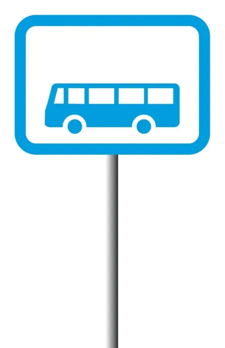 Framed Print : Digital illustration of bus lane sign Framed Print : Digital illustration of bus lane sign