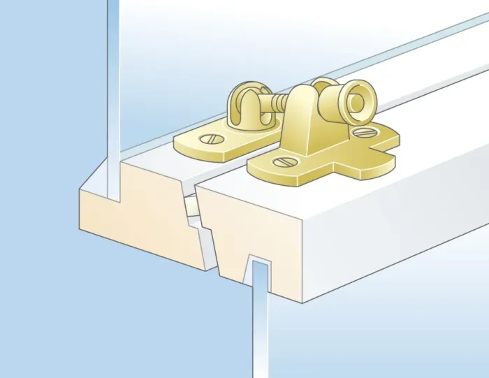 Framed Print : Digital illustration of draughtproof foam strip on window frame Framed Print : Digital illustration of draughtproof foam strip on window frame