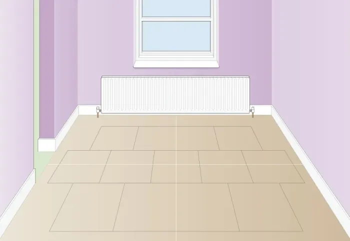 Framed Print : Digital Illustration of hardboard on top of floorboards in empty room Framed Print : Digital Illustration of hardboard on top of floorboards in empty room