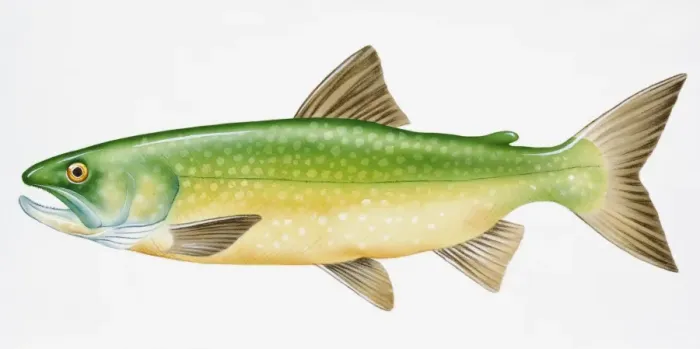 Framed Print : Digital illustration of Lake Trout (Salvelinus namaycush), a freshwater fish Framed Print : Digital illustration of Lake Trout (Salvelinus namaycush), a freshwater fish