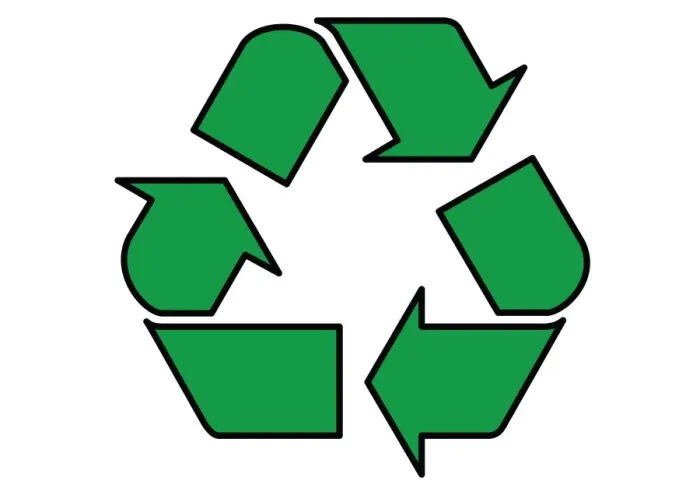 Framed Print : Digital illustration of recycling symbol Framed Print : Digital illustration of recycling symbol