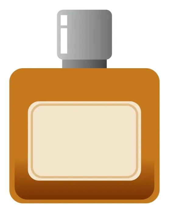 Framed Print : Digital illustration representing blank label on square whisky bottle Framed Print : Digital illustration representing blank label on square whisky bottle