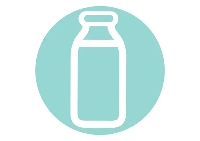 Framed Print : Digital illustration representing bottle in blue circle Framed Print : Digital illustration representing bottle in blue circle
