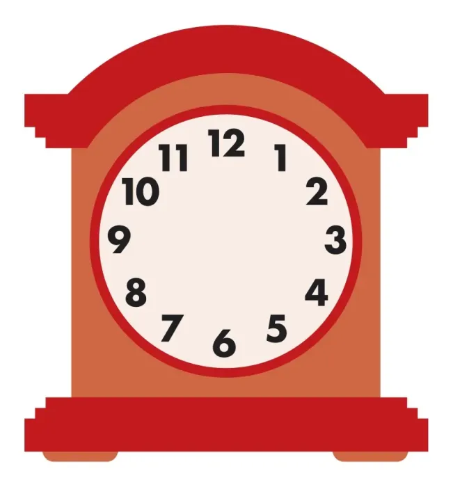 Framed Print : Digital illustration representing carriage clock face without minute and hour hands Framed Print : Digital illustration representing carriage clock face without minute and hour hands