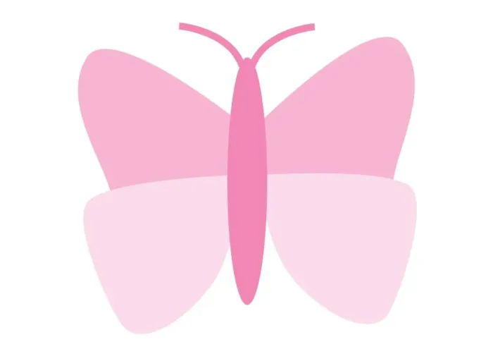 Framed Print : Digital illustration representing pink butterfly Framed Print : Digital illustration representing pink butterfly