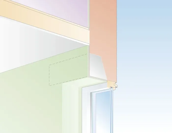 Framed Print : Digital illustration showing concrete, lintel, joist, timber and recess fixing options for curtain rails Framed Print : Digital illustration showing concrete, lintel, joist, timber and recess fixing options for curtain rails