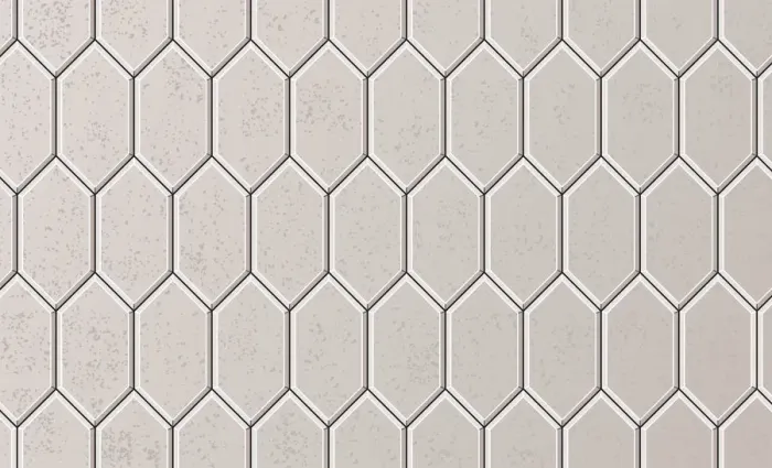Framed Print : Digital illustration showing interlocking pavers
