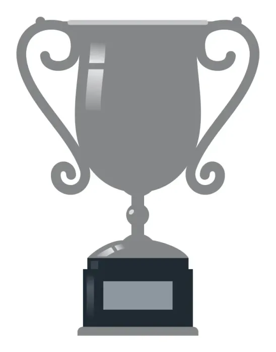 Framed Print : Digital illustration of silver trophy Framed Print : Digital illustration of silver trophy