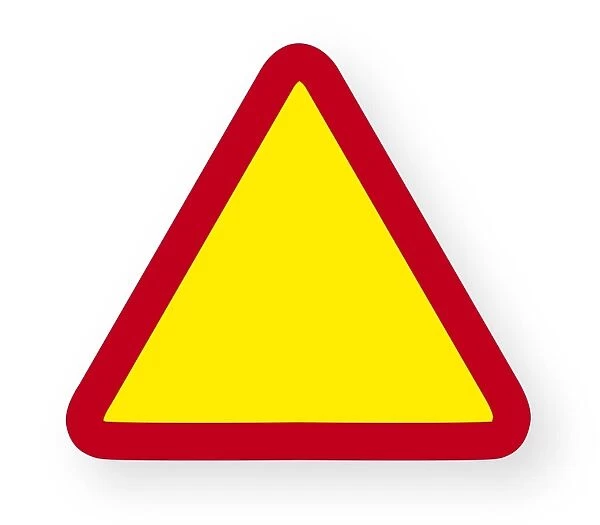 Digital illustration of warning sign