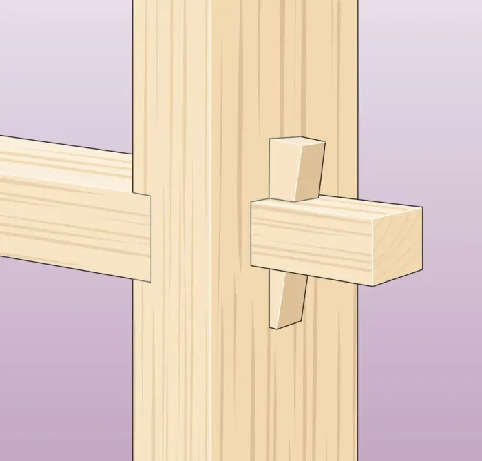Framed Print : Digital illustration of wood wedging trimmer in stud partition Framed Print : Digital illustration of wood wedging trimmer in stud partition