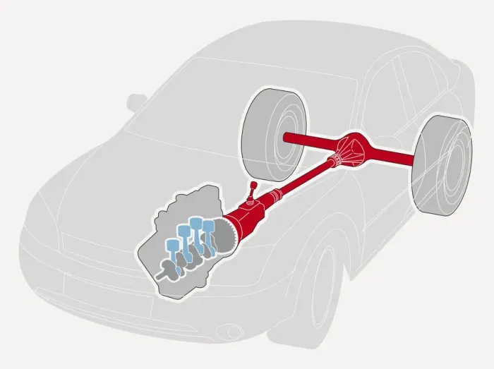 Framed Print : Digitally generated illustration of car transmission and axle Framed Print : Digitally generated illustration of car transmission and axle
