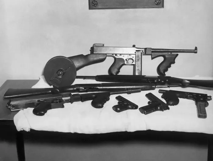 Framed Print : Dillinger's Guns Framed Print : Dillinger's Guns