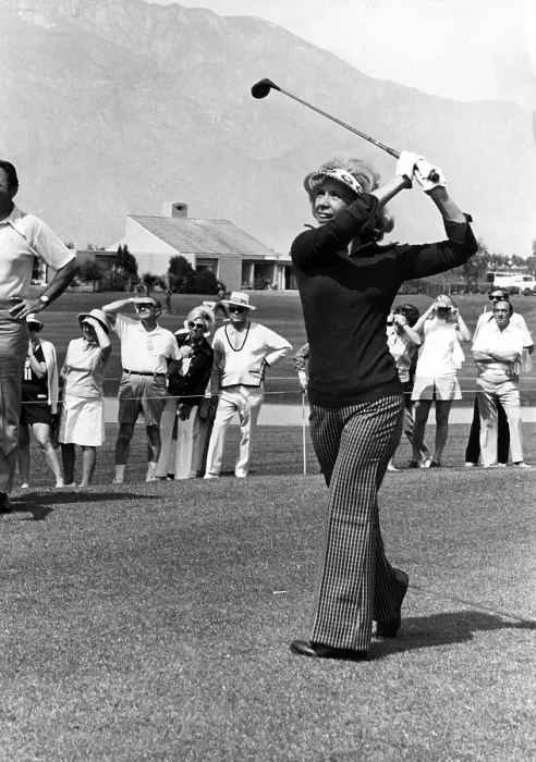 Framed Print : Dinah Shore Playing Golf Framed Print : Dinah Shore Playing Golf
