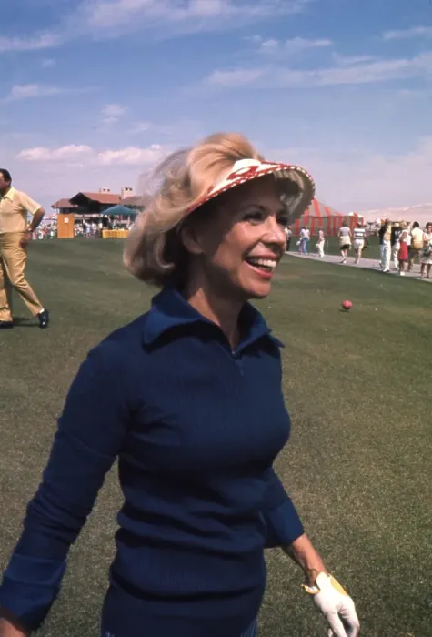 Framed Print : Dinah Shore Playing Golf Framed Print : Dinah Shore Playing Golf