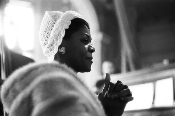 Framed Print : Dinah Washington Sings At A Church Service Framed Print : Dinah Washington Sings At A Church Service
