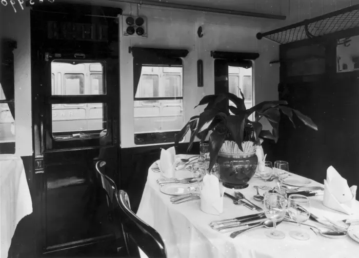 Framed Print : Dining Car Framed Print : Dining Car