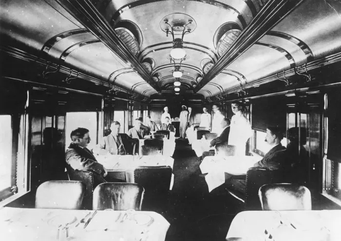 Framed Print : Dining Car Framed Print : Dining Car