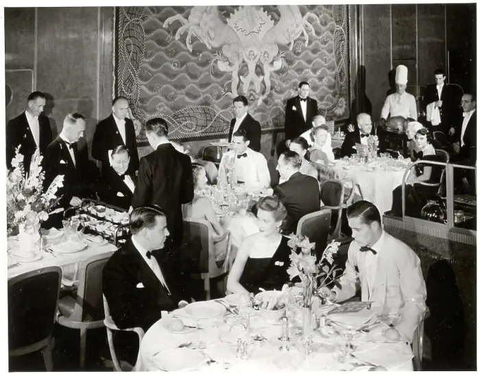 Framed Print : Dining Room of an Ocean Liner Framed Print : Dining Room of an Ocean Liner