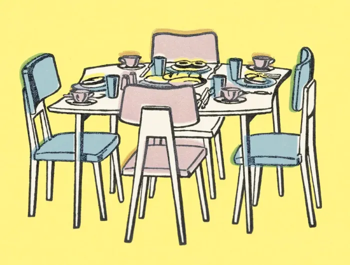 Framed Print : Dinner Table
