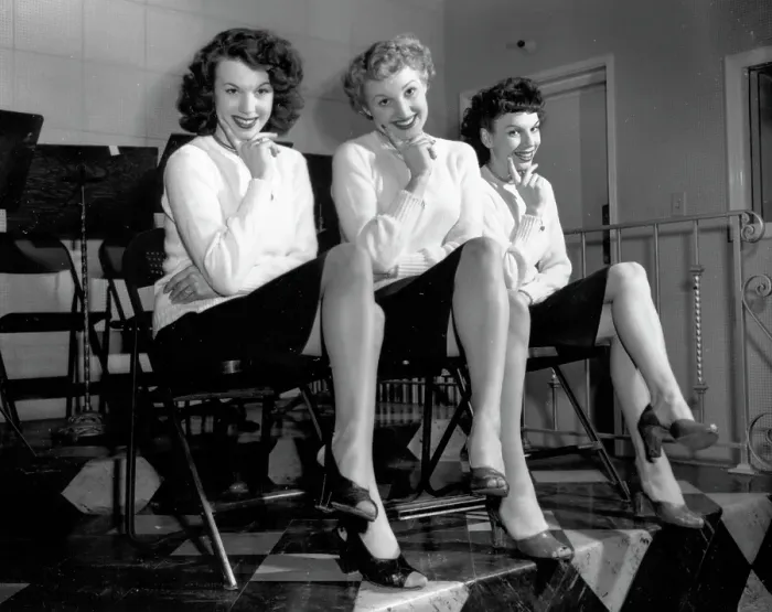 Framed Print : The Dinning Sisters Framed Print : The Dinning Sisters