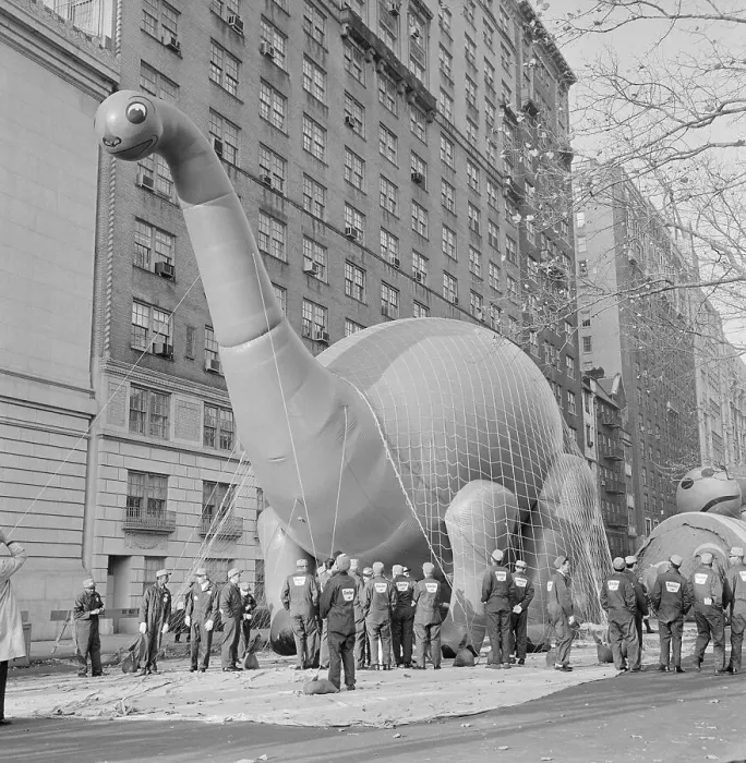Framed Print : Dinosaur Balloon At Macy's Thanksgiving Day Parade Framed Print : Dinosaur Balloon At Macy's Thanksgiving Day Parade