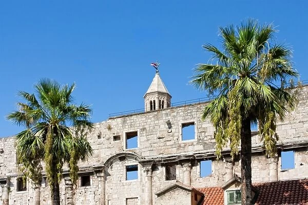 Diocletian palace ruins in Split