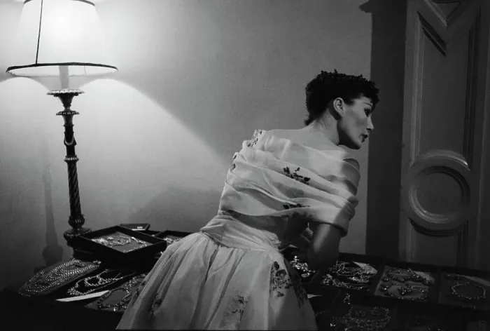 Framed Print : Dior Model Selects Jewellery Framed Print : Dior Model Selects Jewellery