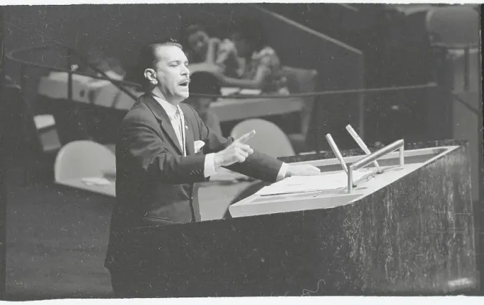 Framed Print : Diplomat Addressing United Nations Framed Print : Diplomat Addressing United Nations