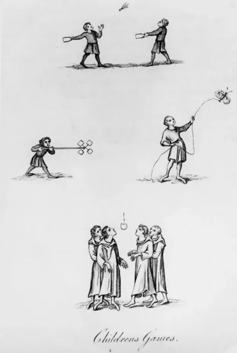 Framed Print : diry 18759, J1694082, earlydate, print, leisure, medium group of people, only children Framed Print : diry 18759, J1694082, earlydate, print, leisure, medium group of people, only children
