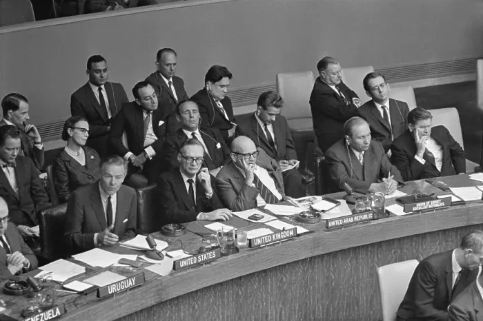 Framed Print : Disarmament Commission at the U.N Framed Print : Disarmament Commission at the U.N