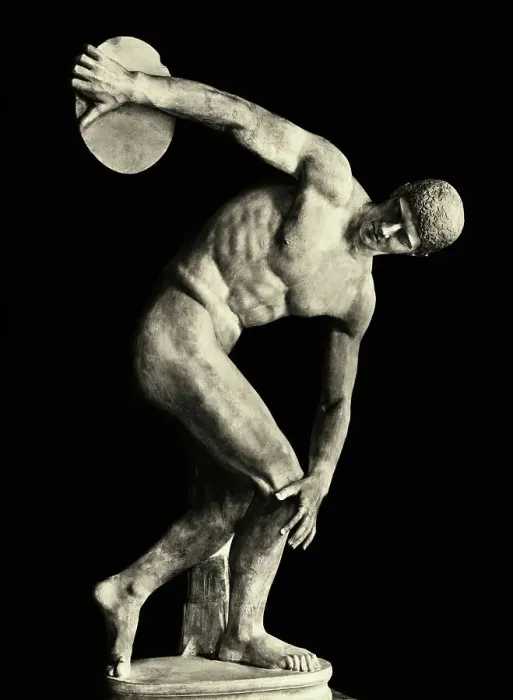 Framed Print : Discobolus statue attributed to Myron Framed Print : Discobolus statue attributed to Myron