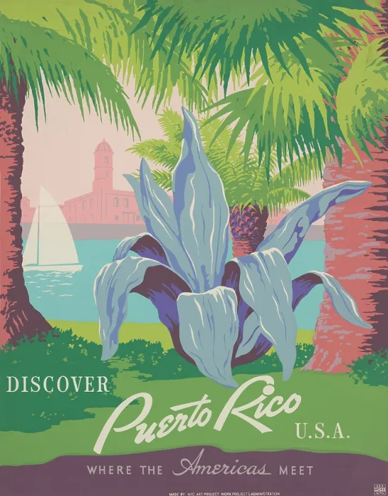 Framed Print : Discover Puerto Rico U.S.A Framed Print : Discover Puerto Rico U.S.A
