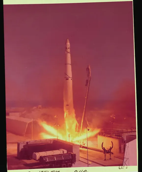 Framed Print : Discoverer I Blasting Off Framed Print : Discoverer I Blasting Off