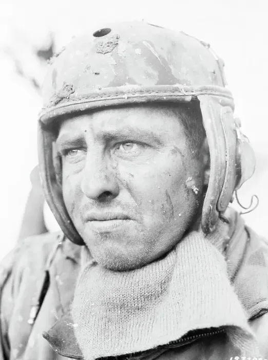 Framed Print : Disheveled Soldier in Europe During World War II