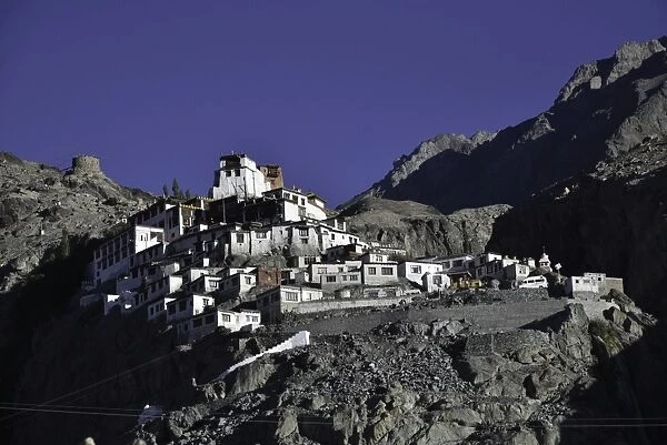 Diskit Monastery in Nubra valley in the Indian Himalaya. Diskit, Leh Ladakh region, India