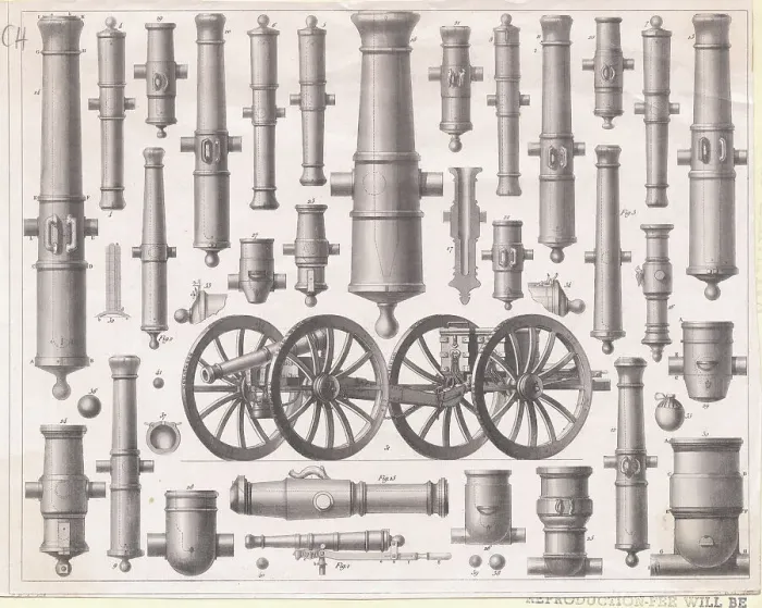 Framed Print : Display of American Made Cannons and Weaponry Framed Print : Display of American Made Cannons and Weaponry