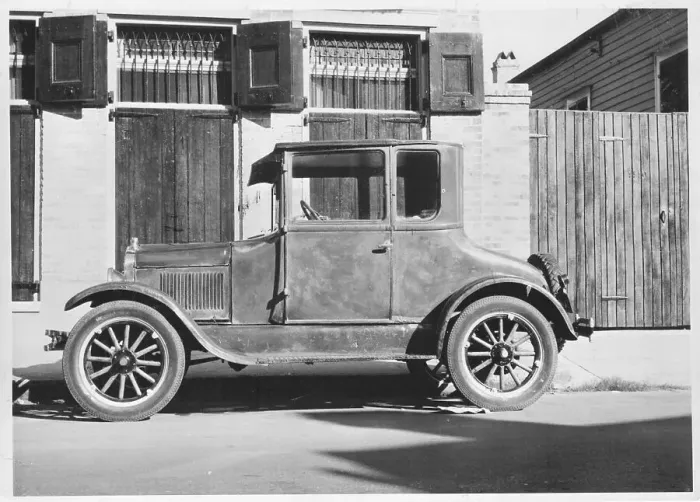 Framed Print : Side Display of Early Model T Ford Framed Print : Side Display of Early Model T Ford