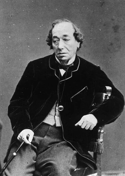 Disraeli. circa 1860: Benjamin Disraeli (1804 - 1881) British Statesman, Prime Minister