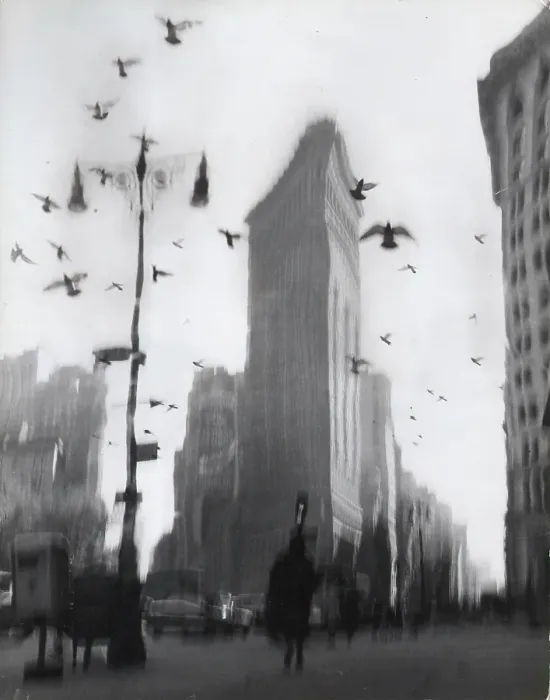 Framed Print : Distorted Image of the Flatiron Building in the 1950's Framed Print : Distorted Image of the Flatiron Building in the 1950's