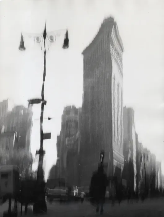 Framed Print : Distorted Image of the Flatiron Building in the 1950's Framed Print : Distorted Image of the Flatiron Building in the 1950's