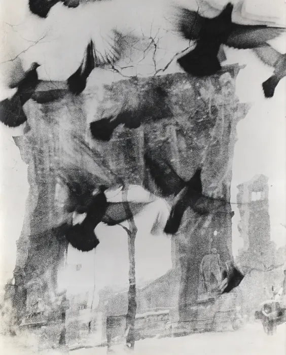 Framed Print : Distorted Image of the Washington Square Arch in the 1950's Framed Print : Distorted Image of the Washington Square Arch in the 1950's