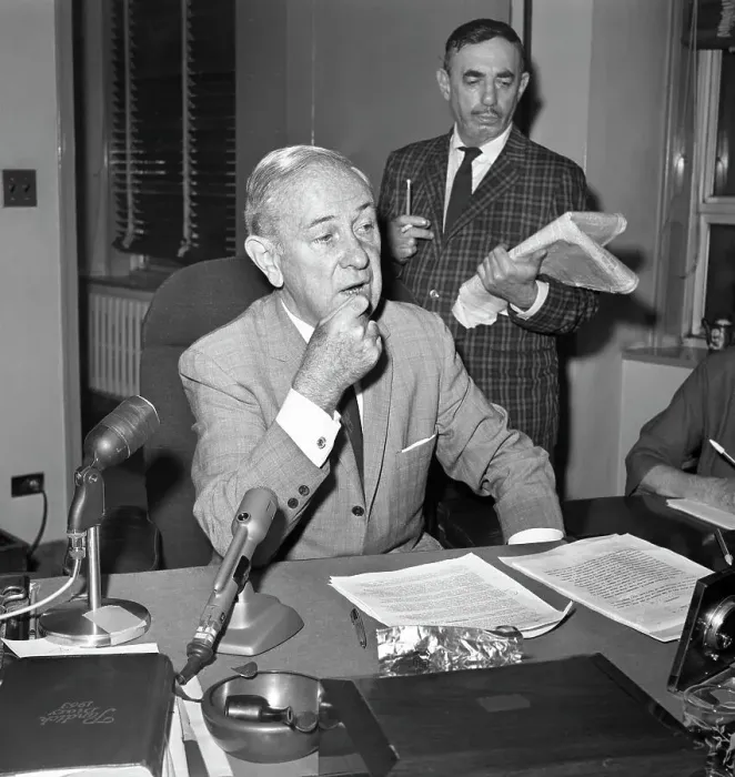 Framed Print : District Attorney Frank Hogan in New York Framed Print : District Attorney Frank Hogan in New York