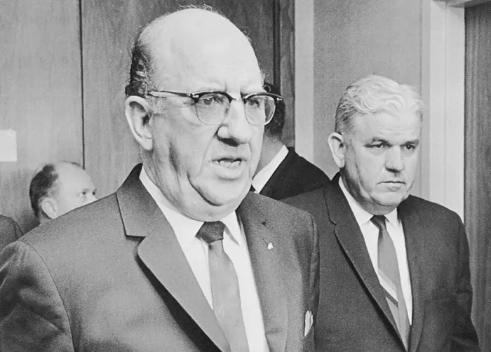 Framed Print : District Judge Louis Holland Speaking on Jack Ruby Trial Framed Print : District Judge Louis Holland Speaking on Jack Ruby Trial
