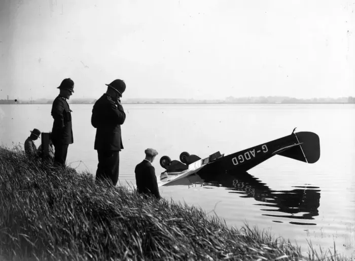 Framed Print : Ditched Plane Framed Print : Ditched Plane