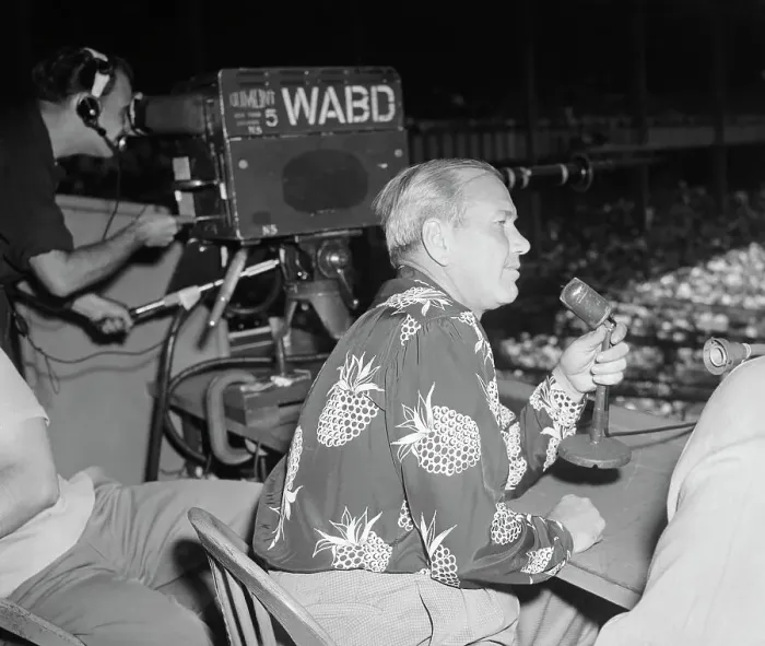 Framed Print : Dizzy Dean Doing Tv Broadcasting Framed Print : Dizzy Dean Doing Tv Broadcasting