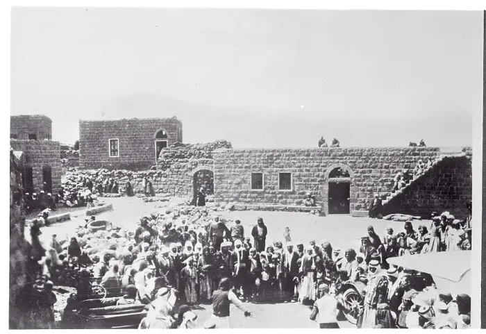 Framed Print : Djebel Druse Tribesmen at Headquarters