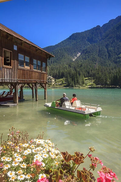 Dobbiaco lake, Dolomites
