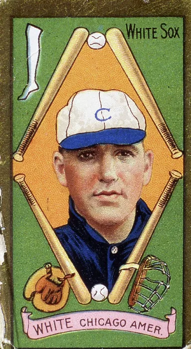 Framed Print : Doc White Baseball Card Framed Print : Doc White Baseball Card