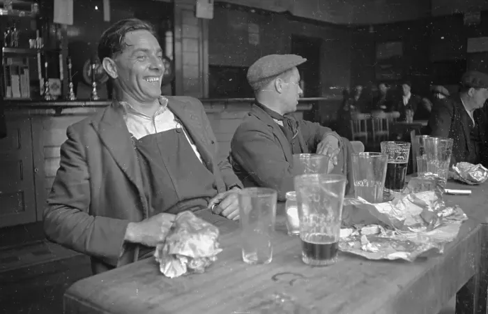 Framed Print : Dockers In The Pub Framed Print : Dockers In The Pub